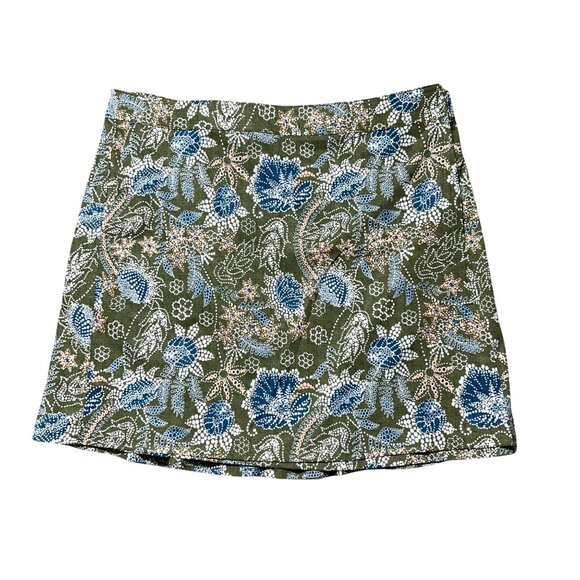 RipSkirt Womens Sz XL Hawaii Floral Pattern Wrap Skirt Mid-Thigh Length - Picture 1 of 9